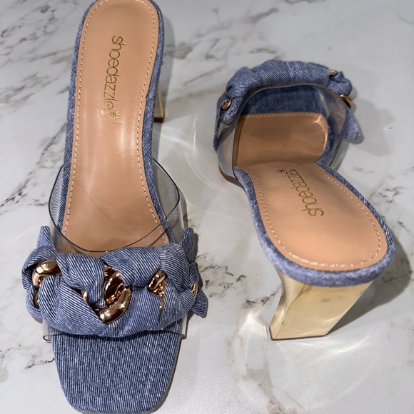 JustFab Jean heels - Picture 3 of 4